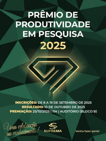 Prêmio de Produtividade 2025